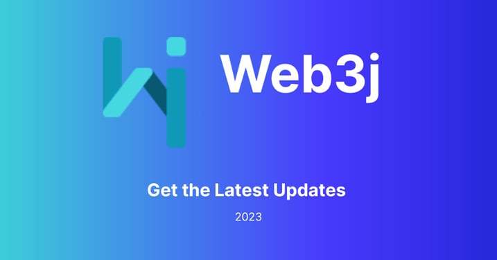 Web3j project update 2023